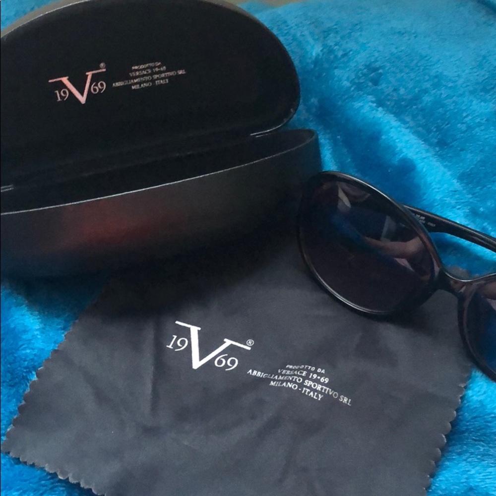 Authentic Versace sunglasses with case